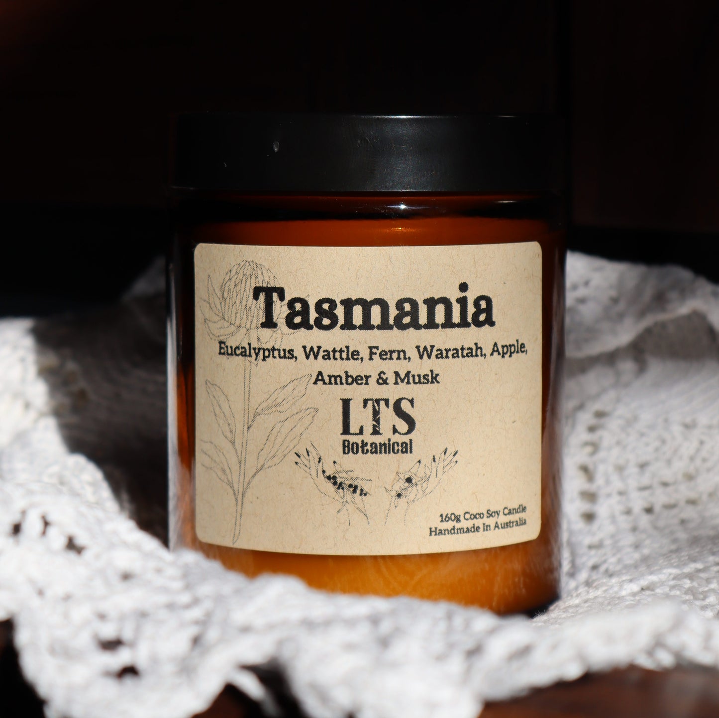 Tasmania Wood Wick Candle