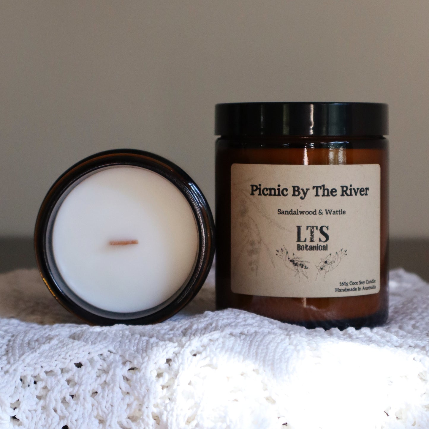 Picnic By The River Wood Wick Candle